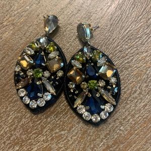 Stella and Dot multicolor statement earrings